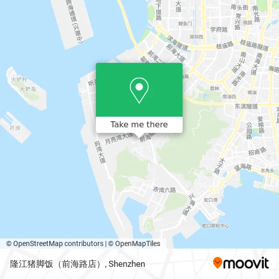 隆江猪脚饭（前海路店） map