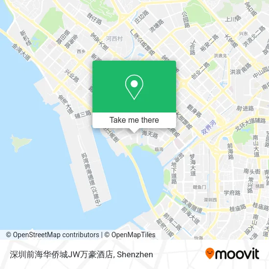 深圳前海华侨城JW万豪酒店 map