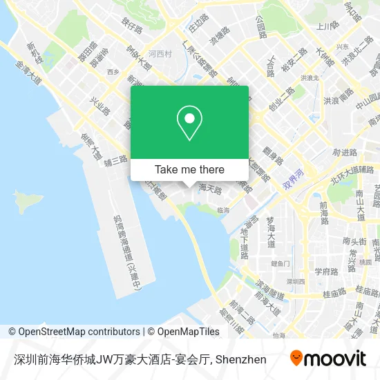 深圳前海华侨城JW万豪大酒店-宴会厅 map