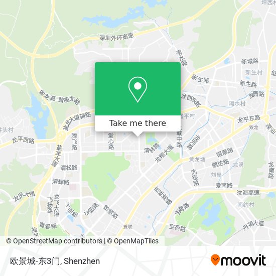 欧景城-东3门 map