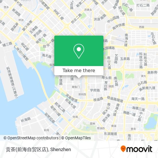 贡茶(前海自贸区店) map