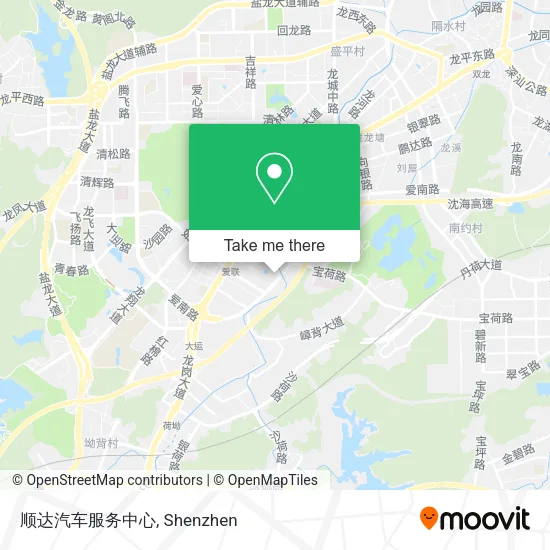 顺达汽车服务中心 map