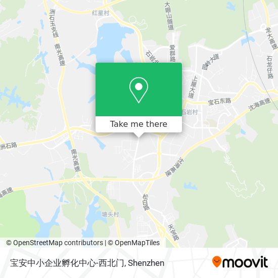 宝安中小企业孵化中心-西北门 map