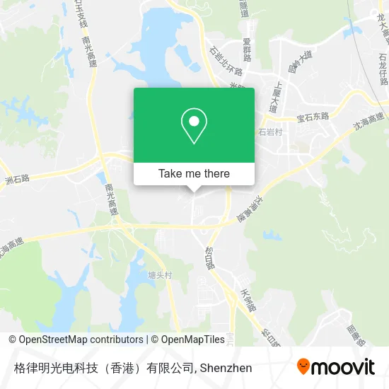 格律明光电科技（香港）有限公司 map