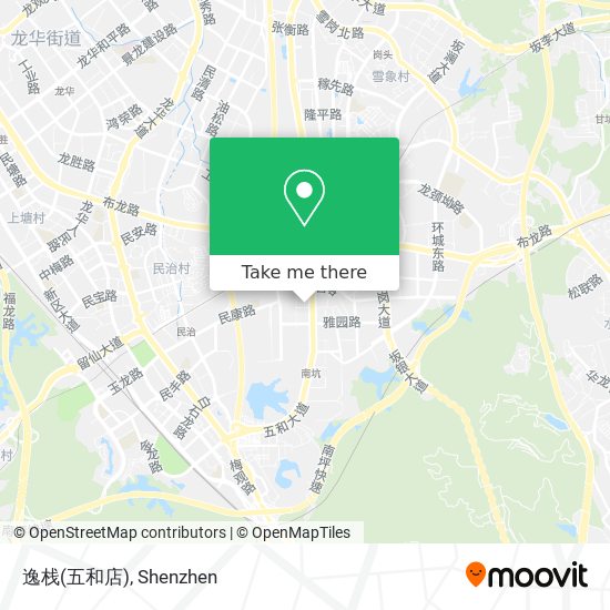 逸栈(五和店) map