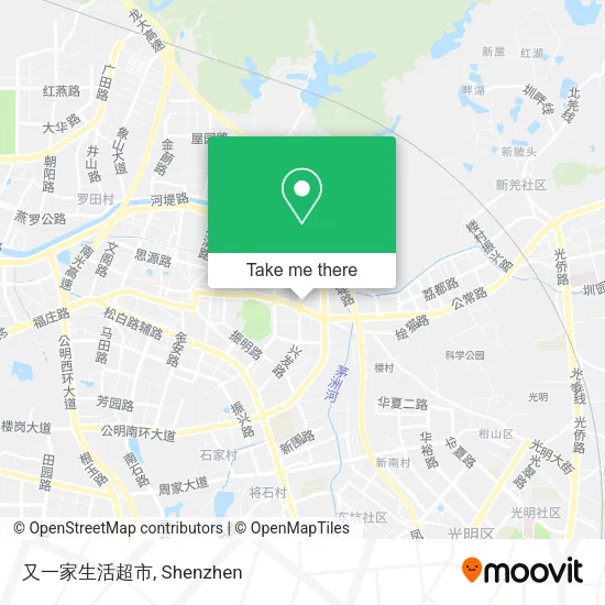 又一家生活超市 map
