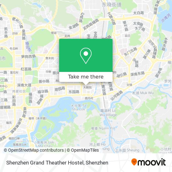 Shenzhen Grand Theather Hostel map