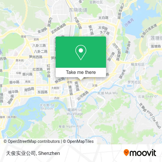 天俊实业公司 map