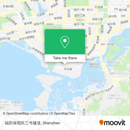 福田保税区三号隧道 map