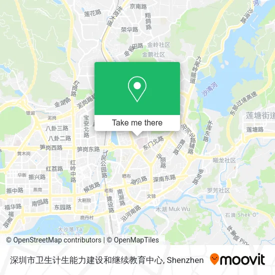 深圳市卫生计生能力建设和继续教育中心 map