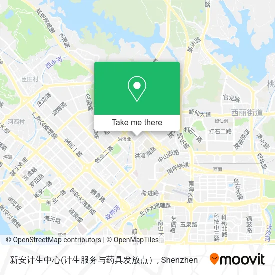 新安计生中心 map