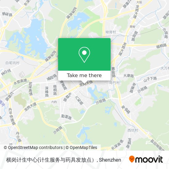 横岗计生中心 map