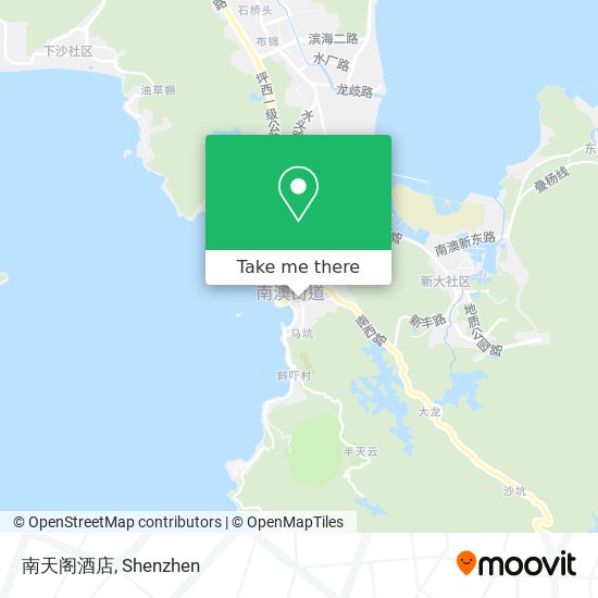 南天阁酒店 map