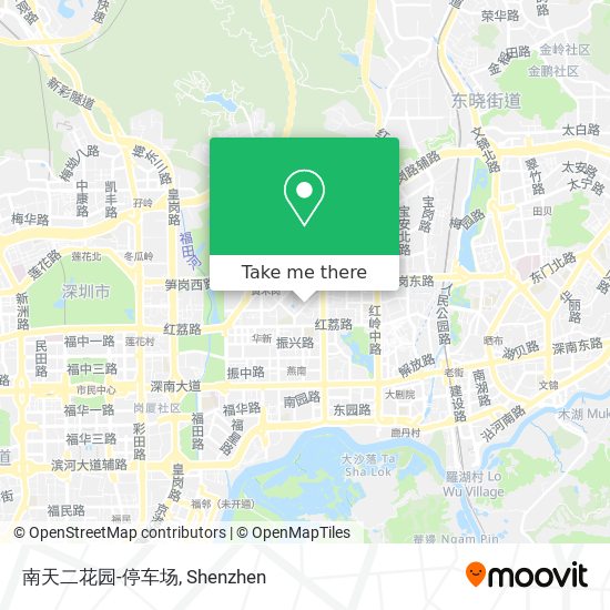 南天二花园-停车场 map