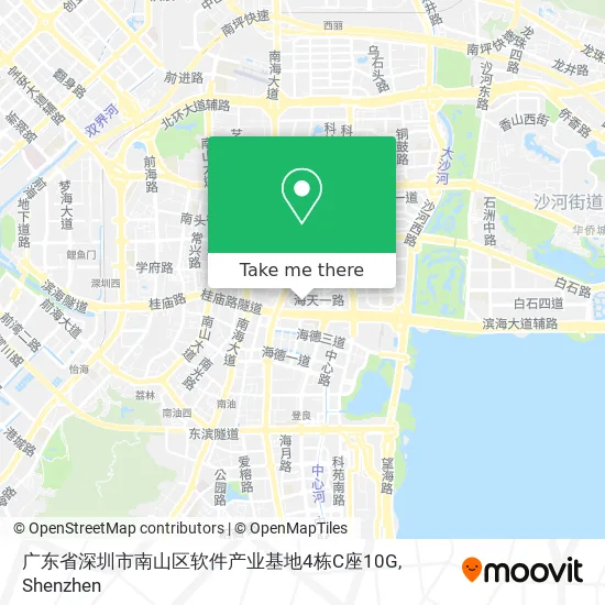 广东省深圳市南山区软件产业基地4栋C座10G map