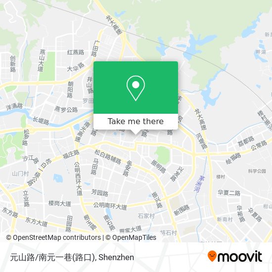 元山路/南元一巷(路口) map