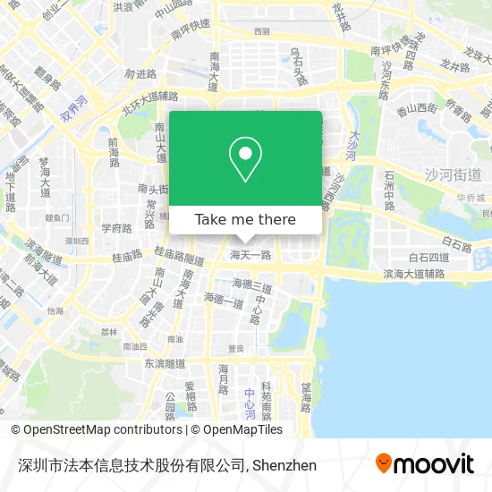 深圳市法本信息技术股份有限公司 map
