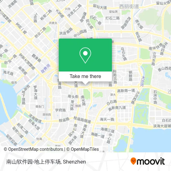 南山软件园-地上停车场 map