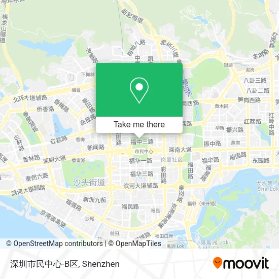深圳市民中心-B区 map