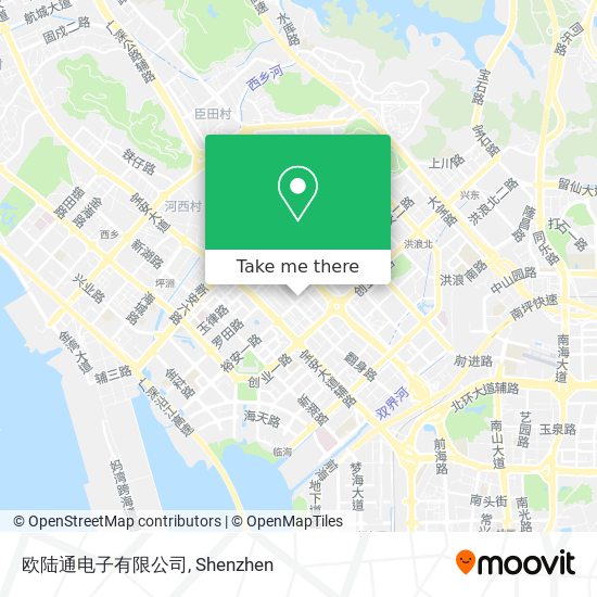 欧陆通电子有限公司 map