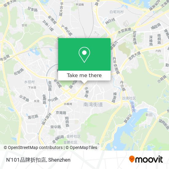 N'101品牌折扣店 map
