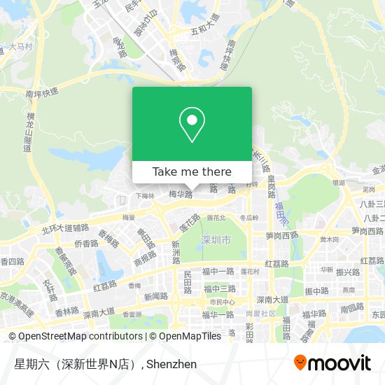 星期六（深新世界N店） map
