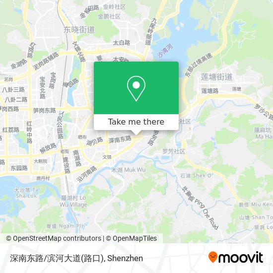 深南东路/滨河大道(路口) map
