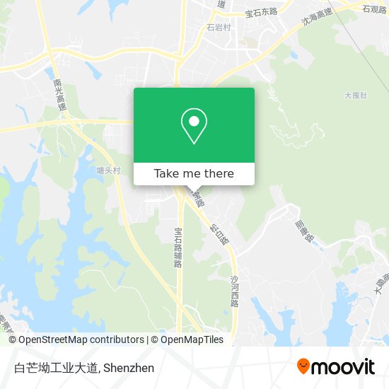白芒坳工业大道 map