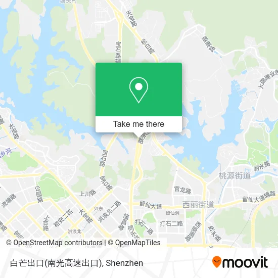 白芒出口(南光高速出口) map