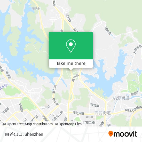 白芒出口 map