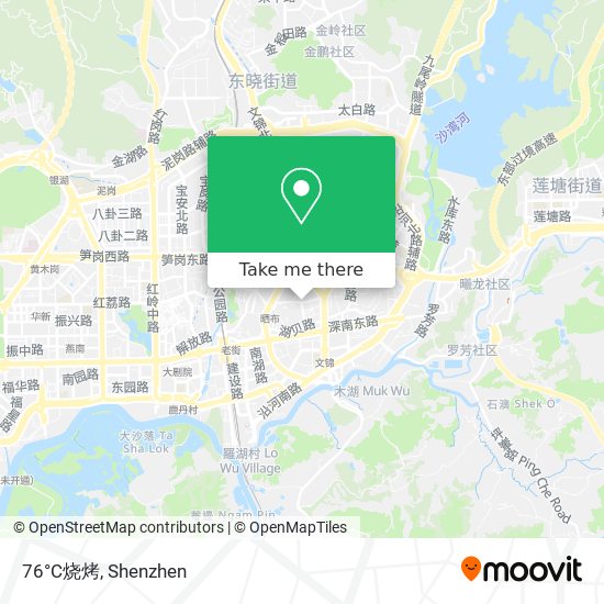 76°C烧烤 map