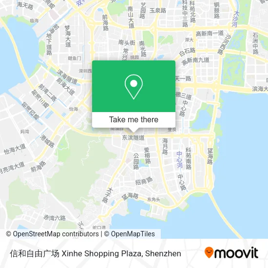 信和自由广场 Xinhe Shopping Plaza map