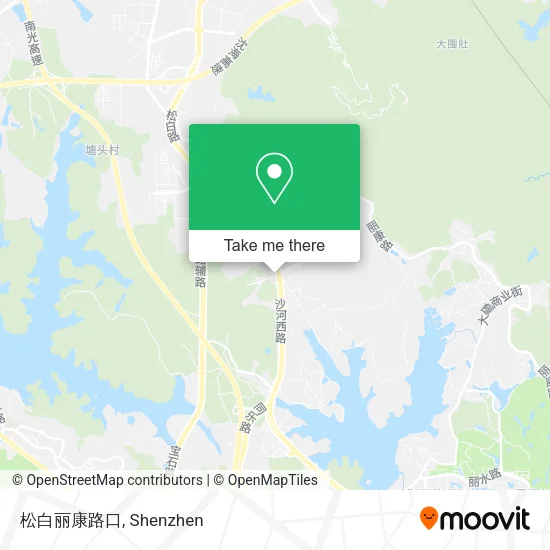 松白丽康路口 map