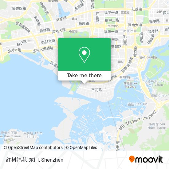 红树福苑-东门 map