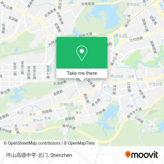 坪山高级中学-北门 map