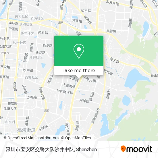 深圳市宝安区交警大队沙井中队 map