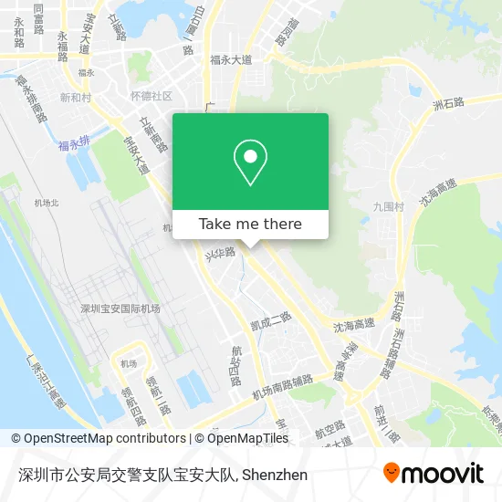 深圳市公安局交警支队宝安大队 map