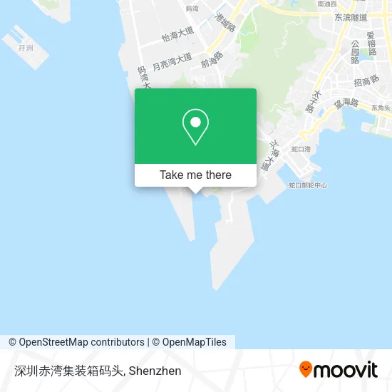 深圳赤湾集装箱码头 map