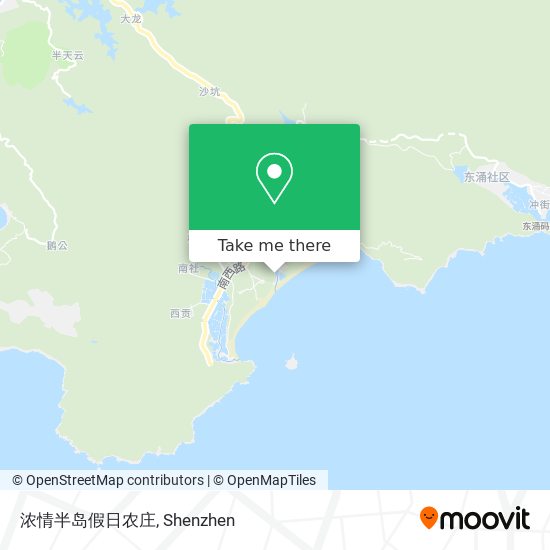 浓情半岛假日农庄 map