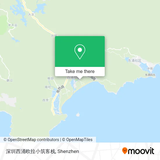 深圳西涌欧拉小筑客栈 map