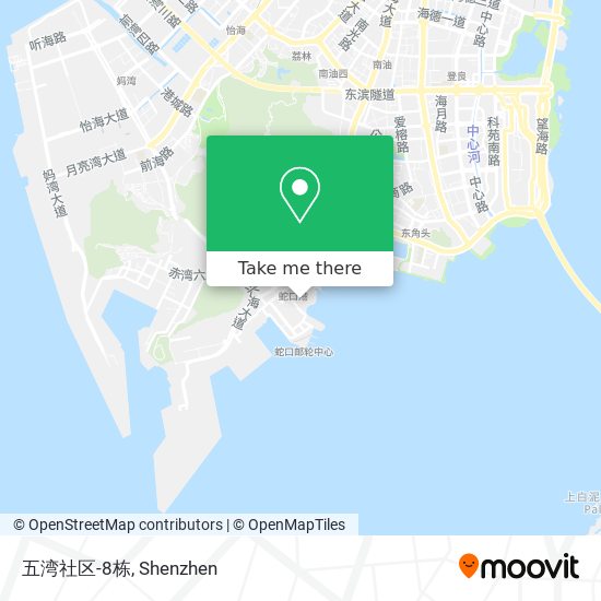 五湾社区-8栋 map