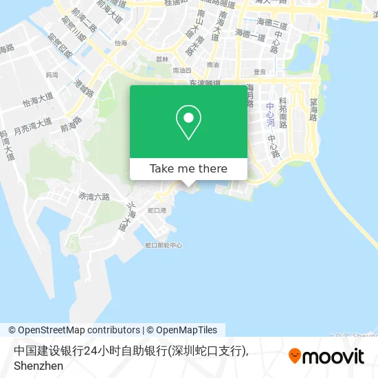 中国建设银行24小时自助银行(深圳蛇口支行) map