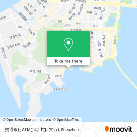 交通银行ATM(深圳蛇口支行) map