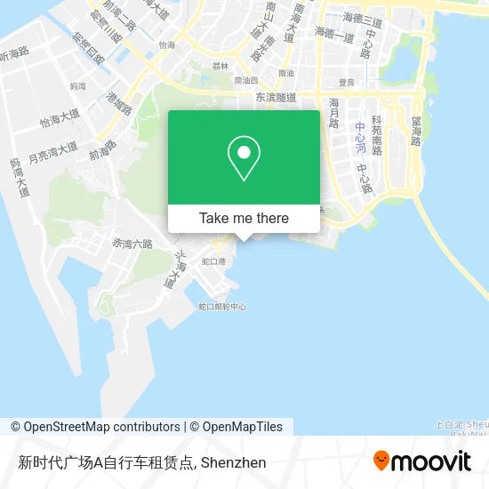 新时代广场A自行车租赁点 map