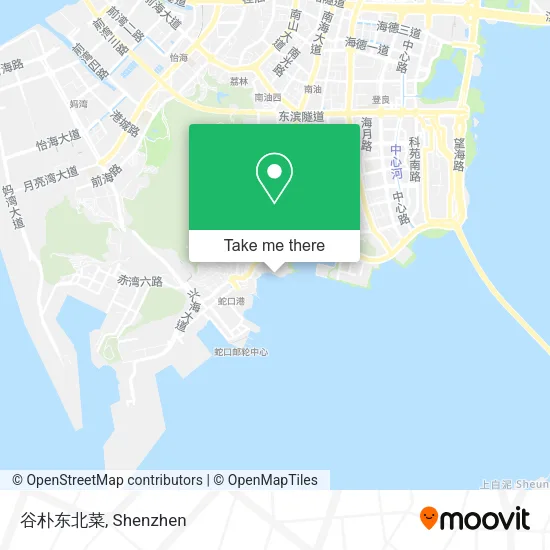 谷朴东北菜 map