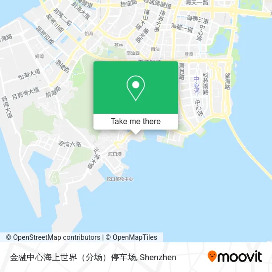 金融中心海上世界（分场）停车场 map