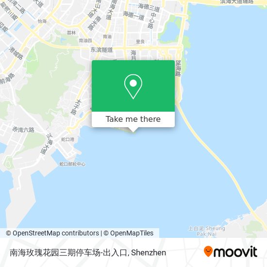 南海玫瑰花园三期停车场-出入口 map