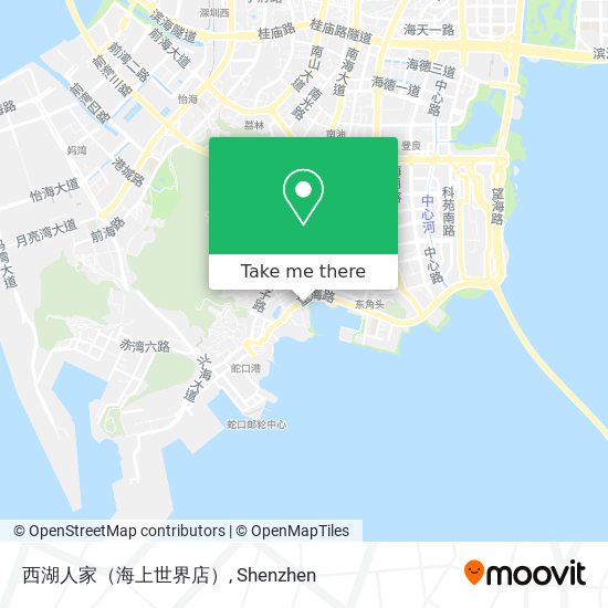 西湖人家（海上世界店） map