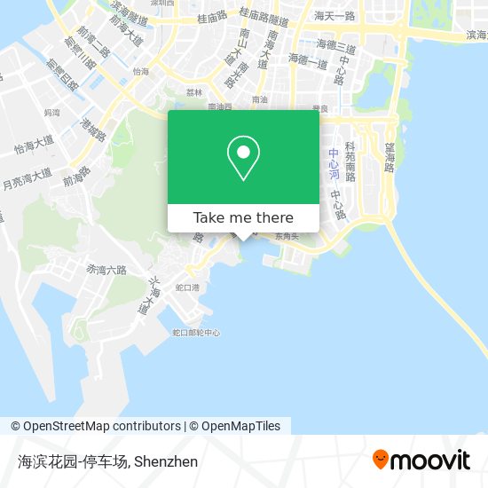 海滨花园-停车场 map