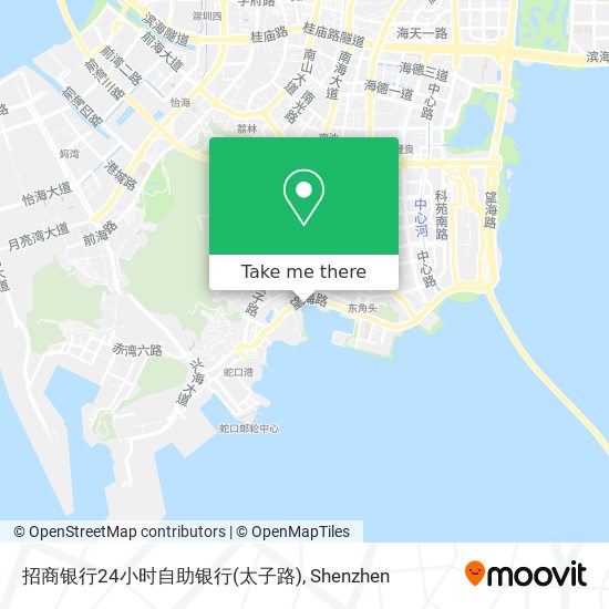 招商银行24小时自助银行(太子路) map